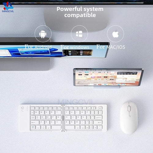 Pocket Fold Bluetooth Keyboard – Ultra-Slim Wireless Keyboard for Travel & On-the-Go Productivity